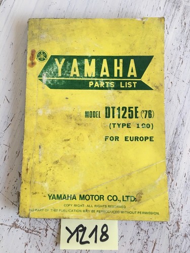 Yamaha dt125e 1976 - yamaha, 125