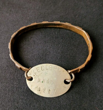 Plaque soldat Sapeur mineur 1er Régiment Génie 1914-1918 WW1 French ID dog tag