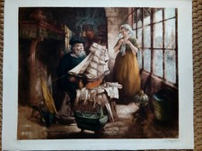""The Large Aquatinte Model Boat Collector"" signed?" et N° 229