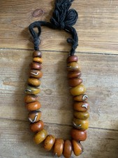 Large Antique Amber Copal Madagascar Necklace?