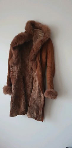 Moschyko manteau peau agneau - manteau,