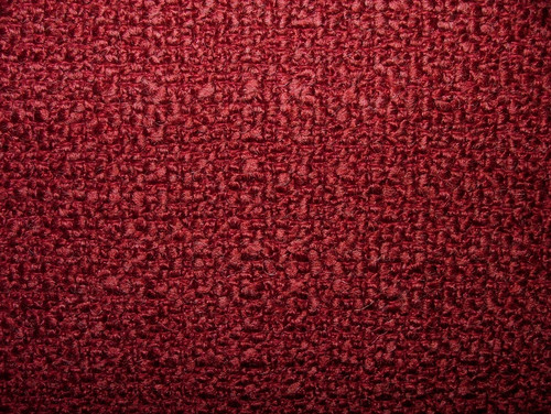Tissu rideau rouge texturé - tissu,