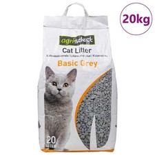 VidaXL Litière pour chat avec poudre pour bébé parfum bentonite 20 L vidaXL
