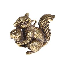 Authentique statue ??cureuil chinois en laiton ajoutez de l'enjouement ?? votre