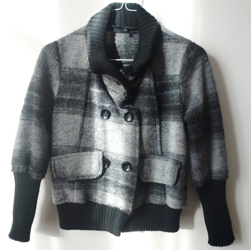 Manteau blouson laine - manteau,