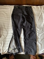 CANNONDALE Medium Black Mountain Bike? Lightweight Pants Ankle Zips & Pockets