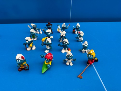 Lot figurines schtroumpfs - lot,