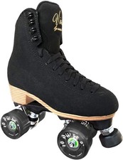 Jackson Ultima Womens Vista Viper Nylon Outdoor Quad Roller Skate, Black, Size 5