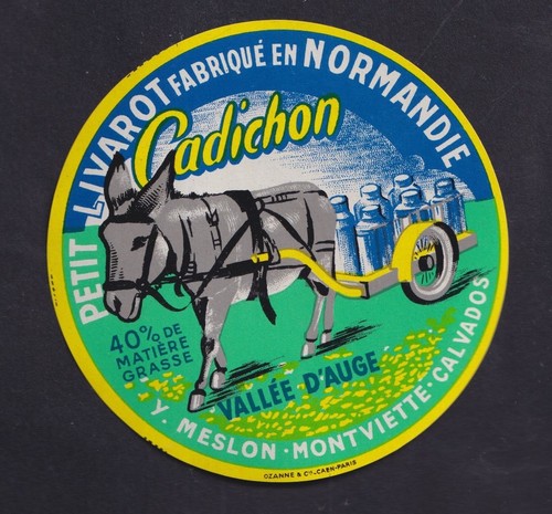 Ancienne étiquette fromage - ancienne,