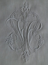 beau mono JC sur drap en PUR