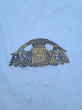 Plaque de casque De Pompier