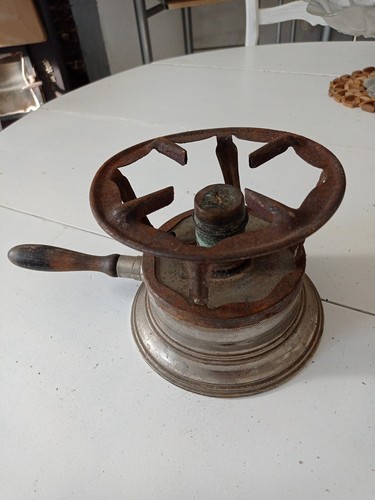 Antique alcohol heater stove - antique,