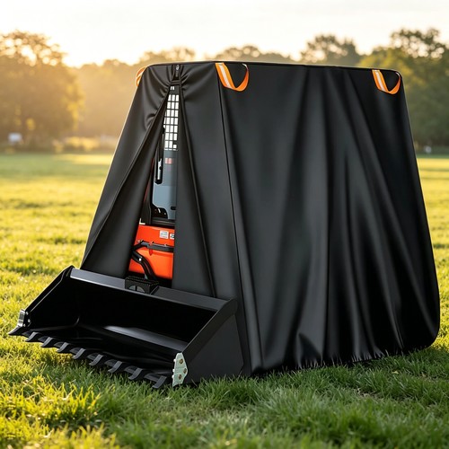 Skid steer cover 420d - skid,