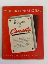 REGLE OFFICIELLE DE CANASTA LE