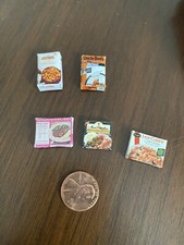 Dollhouse Miniature Lean Cuisine Weight Watchers Pot Pie Uncle Ben’s Vintage 90s