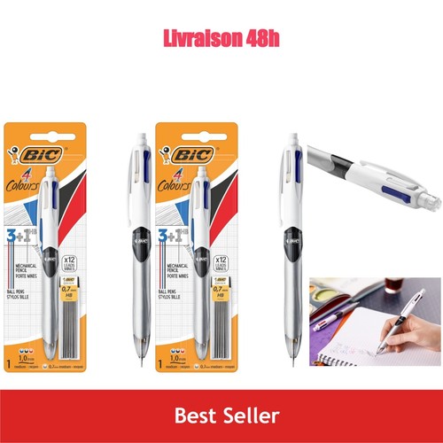 Bic stylo bille couleurs 1 - bic, 3+1