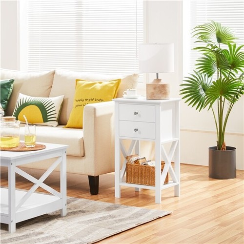 Table chevet blanc de - table,