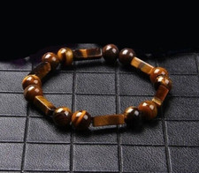 Bracelet de perles oeil de Tigre en pierre Naturelle, Sur mesure