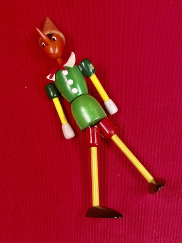 Pinocchio bois vintage cm - bois,