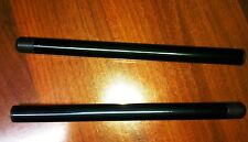 PAIR OF SEMI-MANUBER TUBES STICK BARS 22MM LONG 28CM BLACK NEW ERGAL  