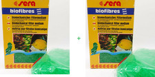 LOT DE 2 SERA BIOFIBRES Fins 40 G FILTRATION MECANIQUE BIO FIBRES FIN AQUARIUM