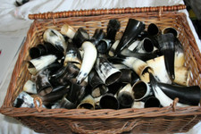 Verres à bière médiévaux en corne à boire Viking 50 pièces réservoir