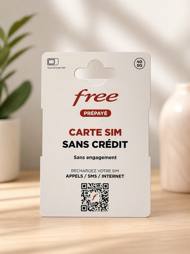Carte sim prepayee free sans - carte,