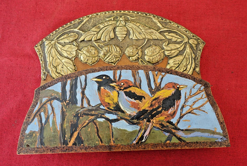 Porte courrier journaux art - porte,