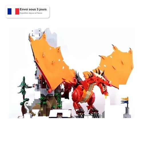 Dragon construction rouge - dragon, 3745