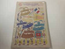 Lot of 4 Military Figures Cutting Cards