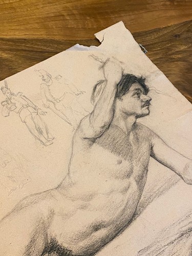 Masculin etude dessin - &,