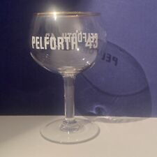 Vintage Pelforth 43 French Beer Glass  Long Stem Goblet