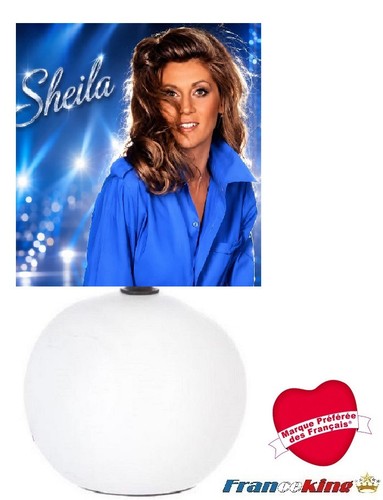 Lampe chevet sheila - lampe, de