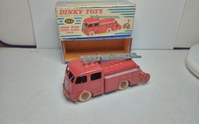 ANTIQUE DINKY TOYS #32E FIRE VAN FIRST AID BERLIET IN BOX bm