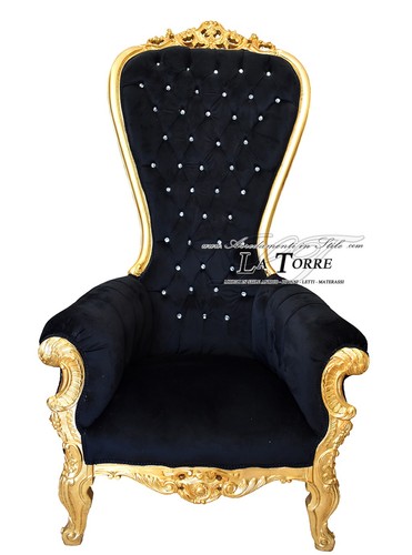 Fauteuil trône style baroque - fauteuil,