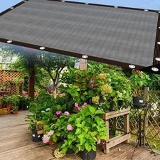Voile D'ombrage Noire 1 X 2 M pour Serre, Pergola, Terrasse