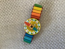 TATIRI Rainbow Coloured Wooden Children’s Watch Expandable Bracelet Teach Time