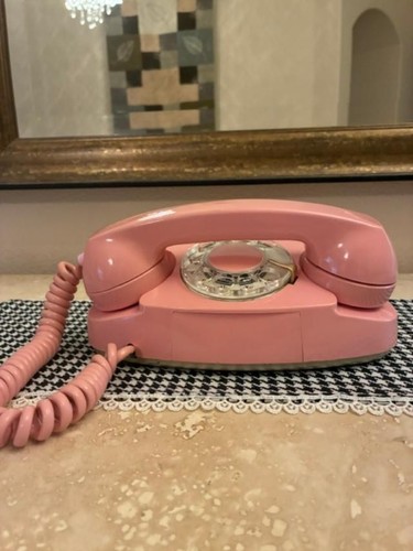 Pink vintage rotary princess - pink,