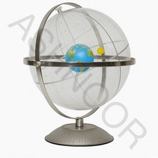 Globe Céleste Avec Terre À