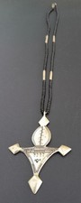 Genuine Tuareg Necklace Southern Cross Agadez Silver Pendant Thaler Iferouane