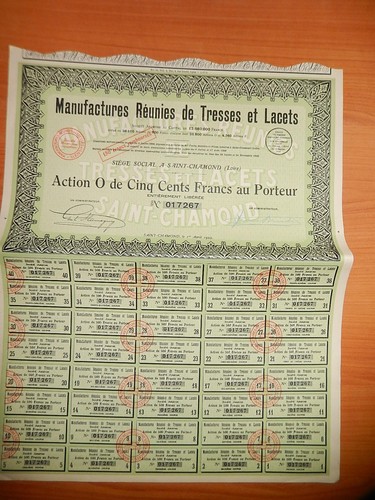 Ancienne action 500f - ancienne,