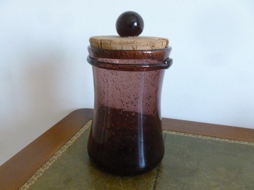 Rare pot condiment bouchon - pot,