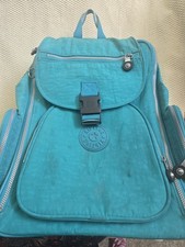 Kipling Rolling Carry On Luggage Suitcase - Small - Aqua Green - Cosmetic Flaws 