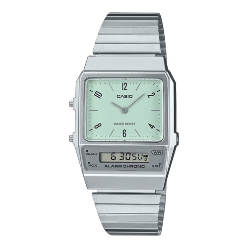 Casio montre argent analogique - montre,