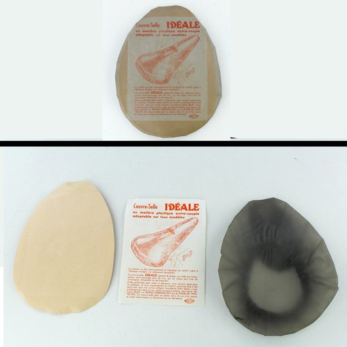 Vélo ancien couvre - , selle