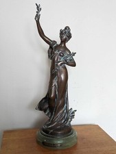 Auguste Moreau (1834-1917). SCULPTURE Bronze véritable, PAX,  Statue Vers 1950