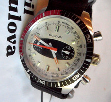 S/S Men's Bulova Chronograph A Surfboard Dial Chronograph Quartz Watch 98A252