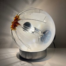 Lampe en  Métal chromé et