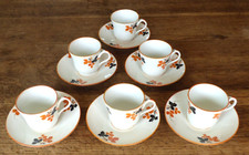 série de 6 anciennes tasses