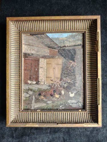 Petite huile sur bois - petite, bois"